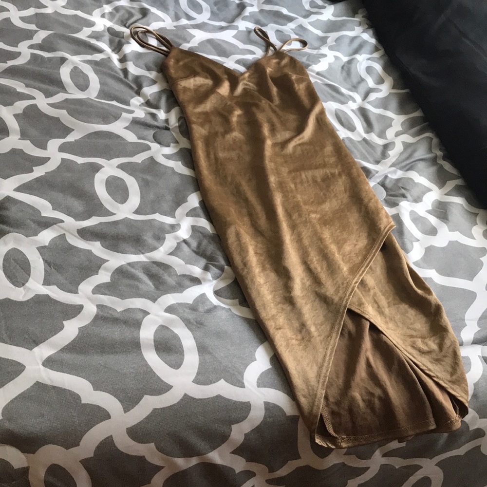 Gold dress